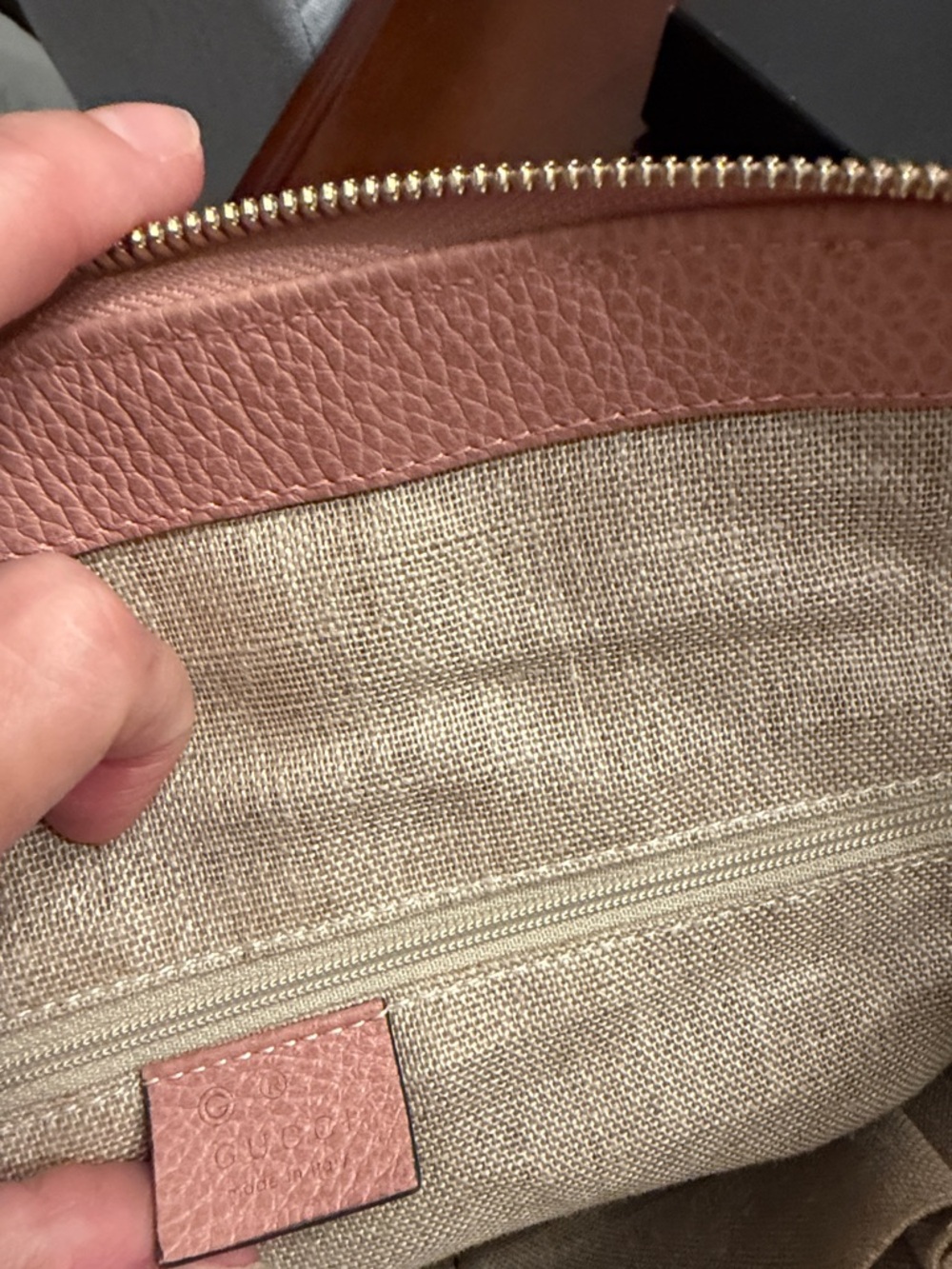 Gucci Pink Leather Hobo Bag - Picture 3 of 12